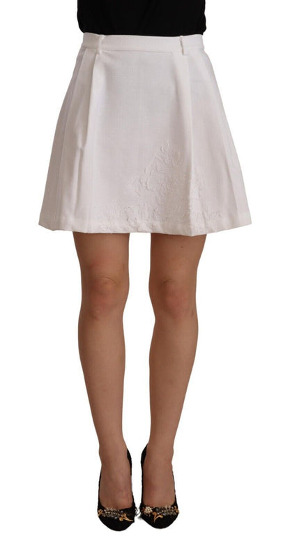  - Chic High Waist A-Line Mini Skirt