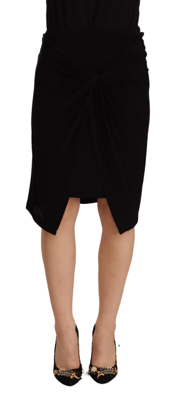  - Elegant High Waist Pencil Cut Skirt