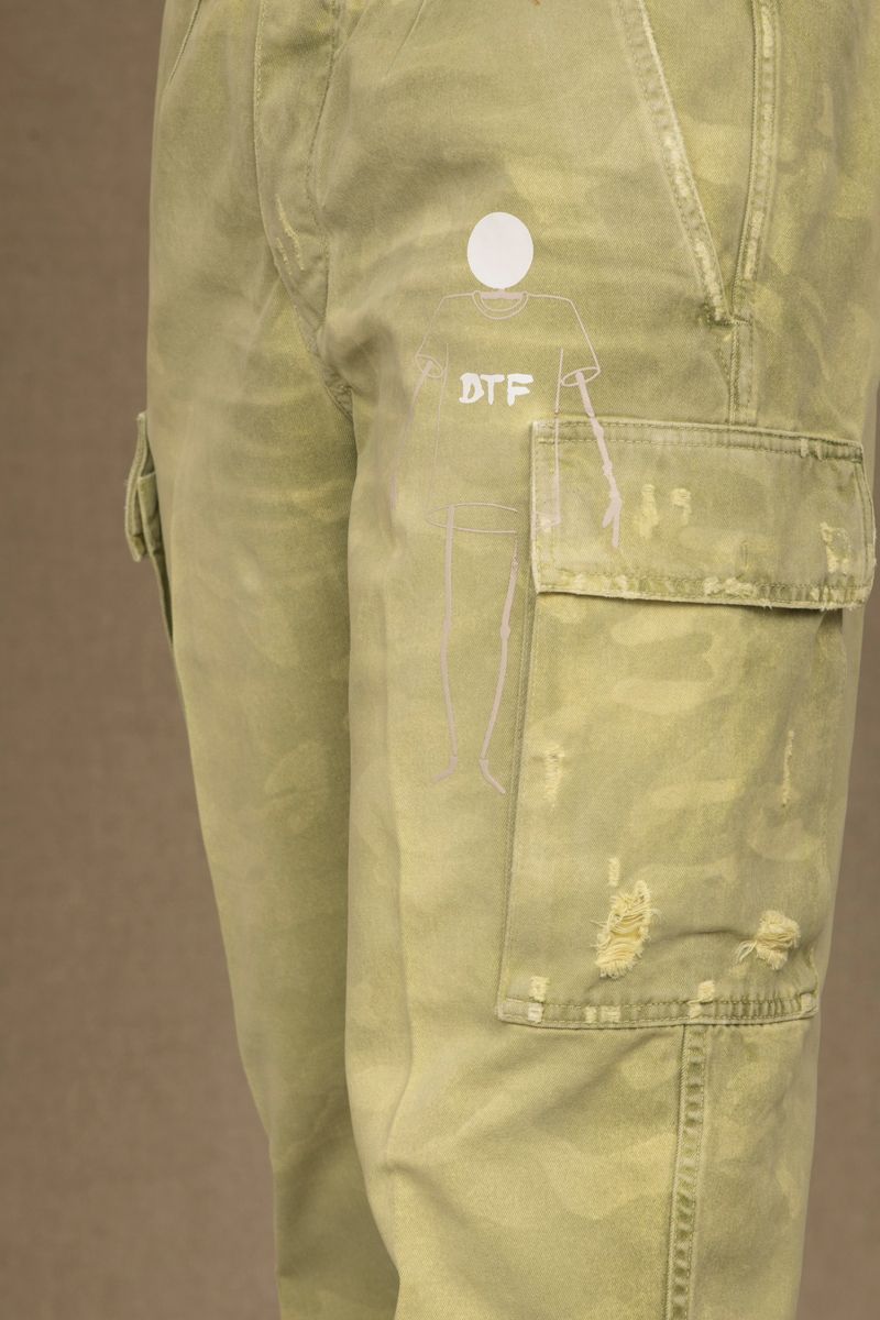  - Green Cotton Men Jeans