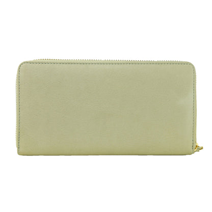  - Gray Calfskin Women Wallet