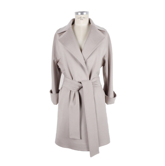 Elegant Beige Wool Jacket - Made in Italy - The Luxe Alliance