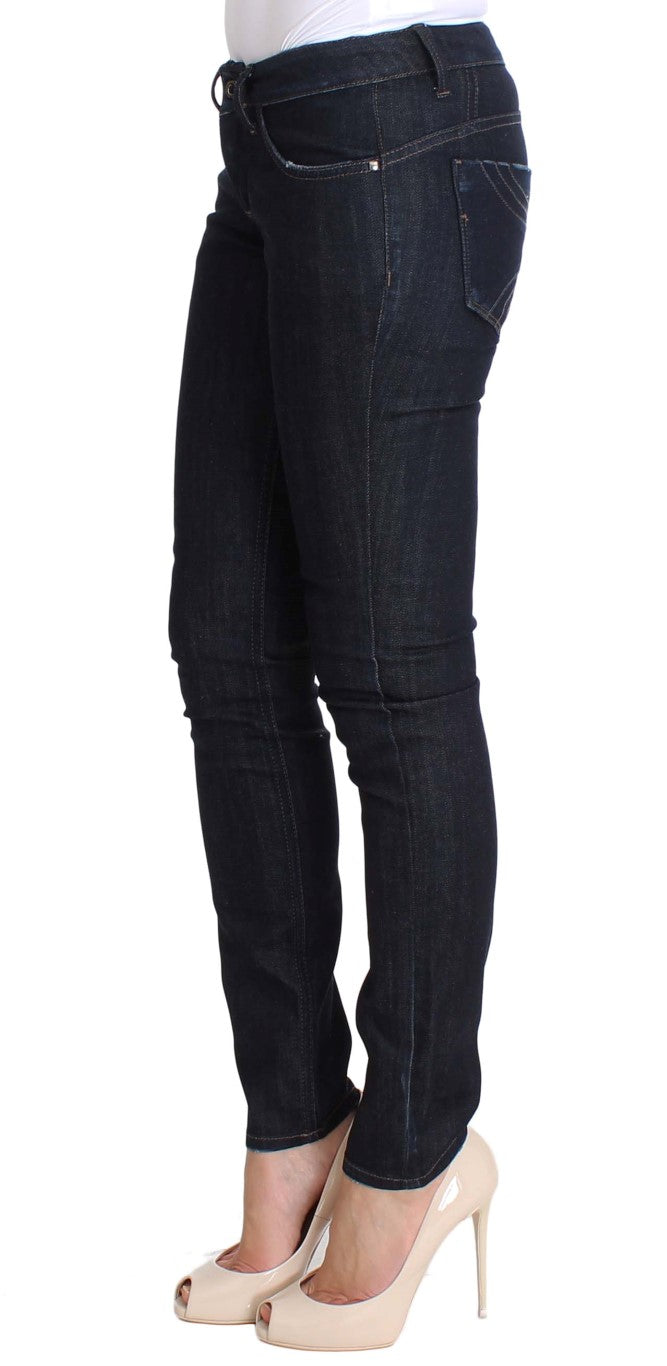  - Chic Slim Fit Skinny Blue Jeans