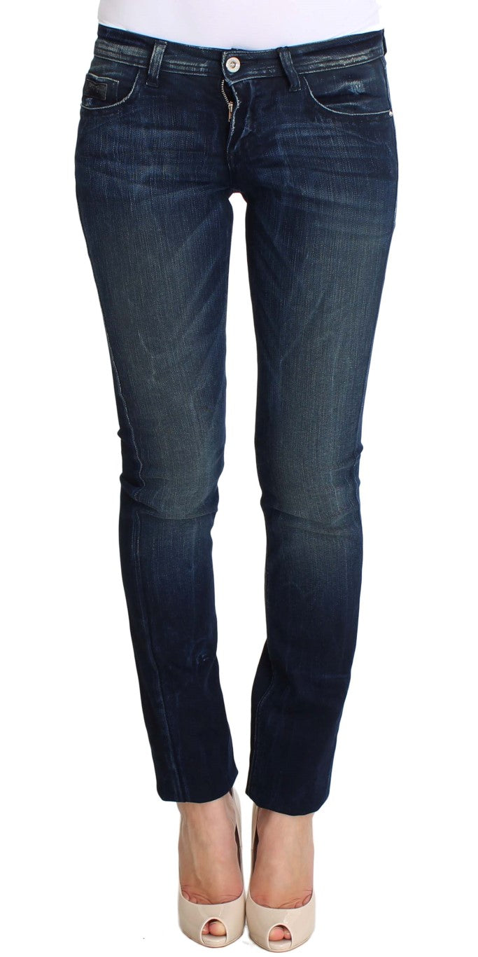  - Chic Slim Fit Skinny Blue Jeans