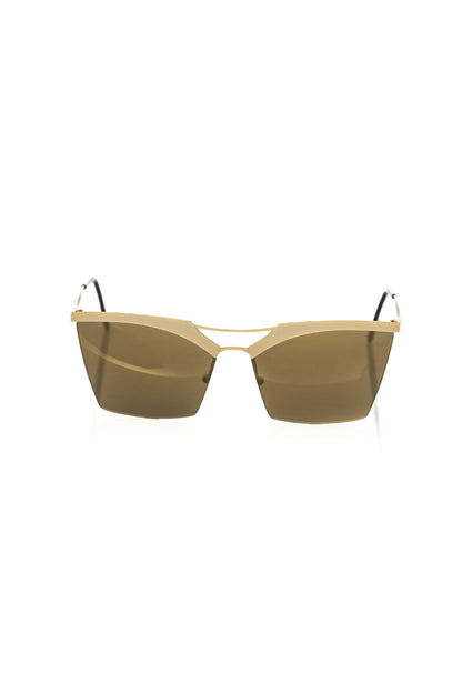  - Gold Metallic Women Sunglass