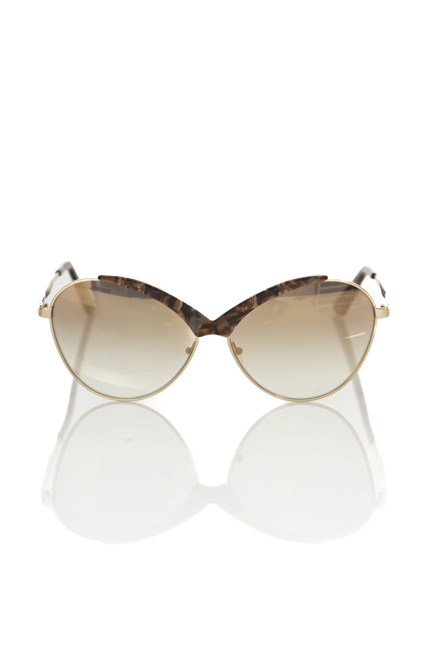  - Beige Metallic Women Sunglass