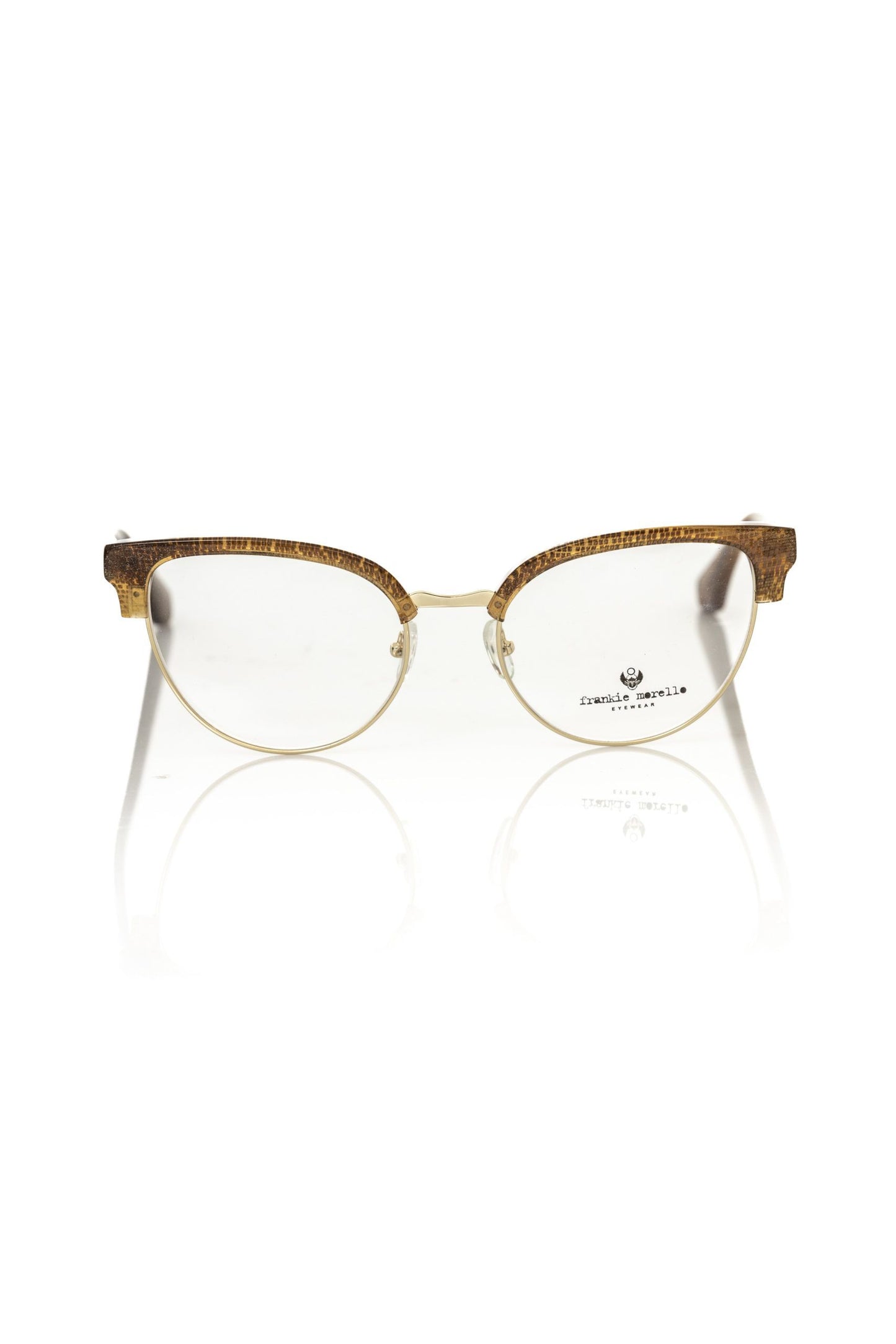 Brown Metallic Fiber Women Frame - The Luxe Alliance