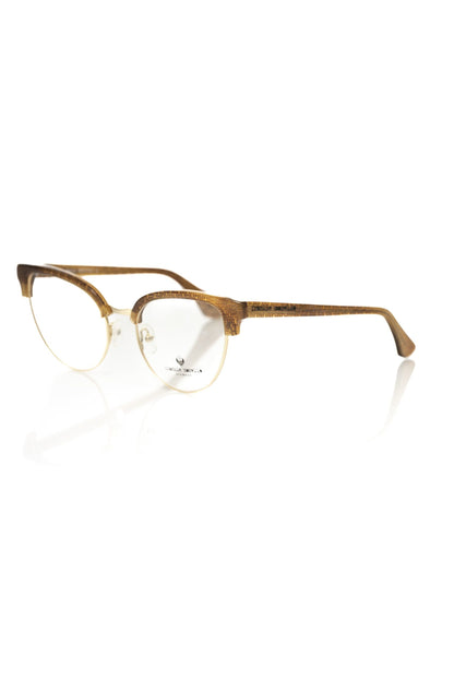 Brown Metallic Fiber Women Frame - The Luxe Alliance