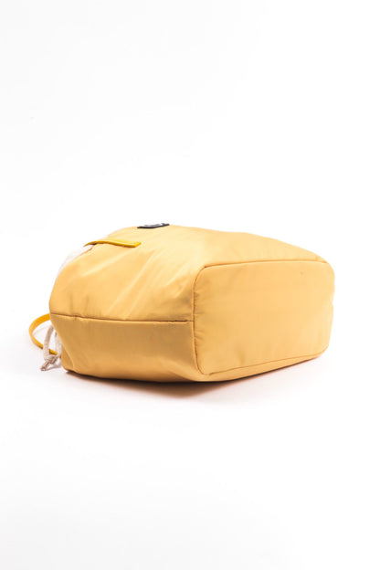  - Yellow Polyester Women Handbag