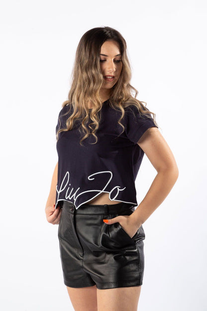 Black Lambskin Women Shorts - The Luxe Alliance