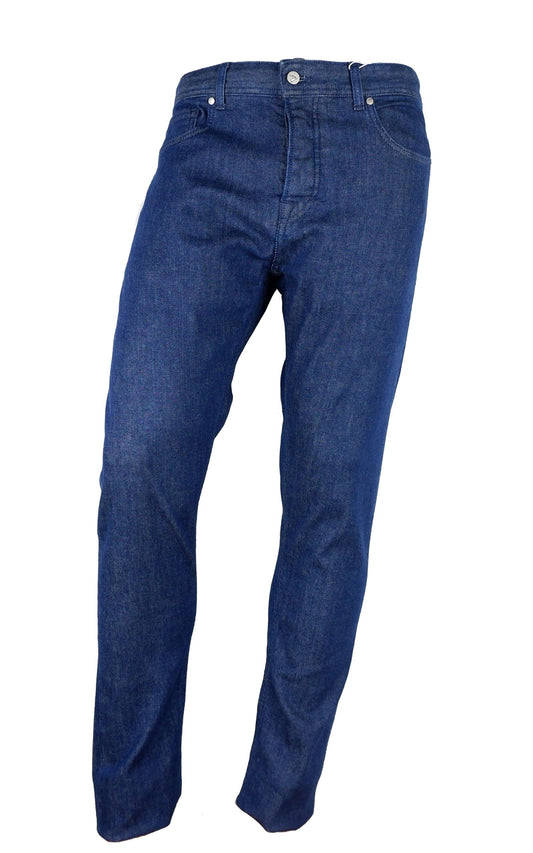  - Elegant Dark Blue Denim for Men