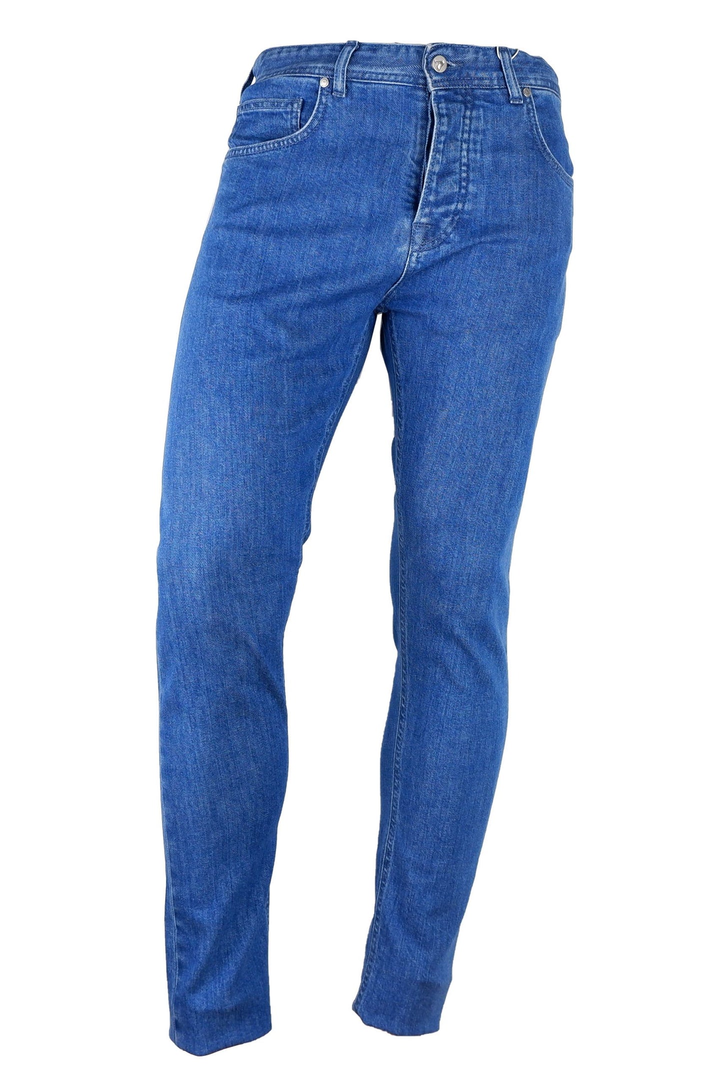  - Light Blue Cotton Men Jeans