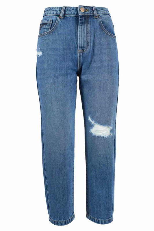 Blue Cotton Women's Jean