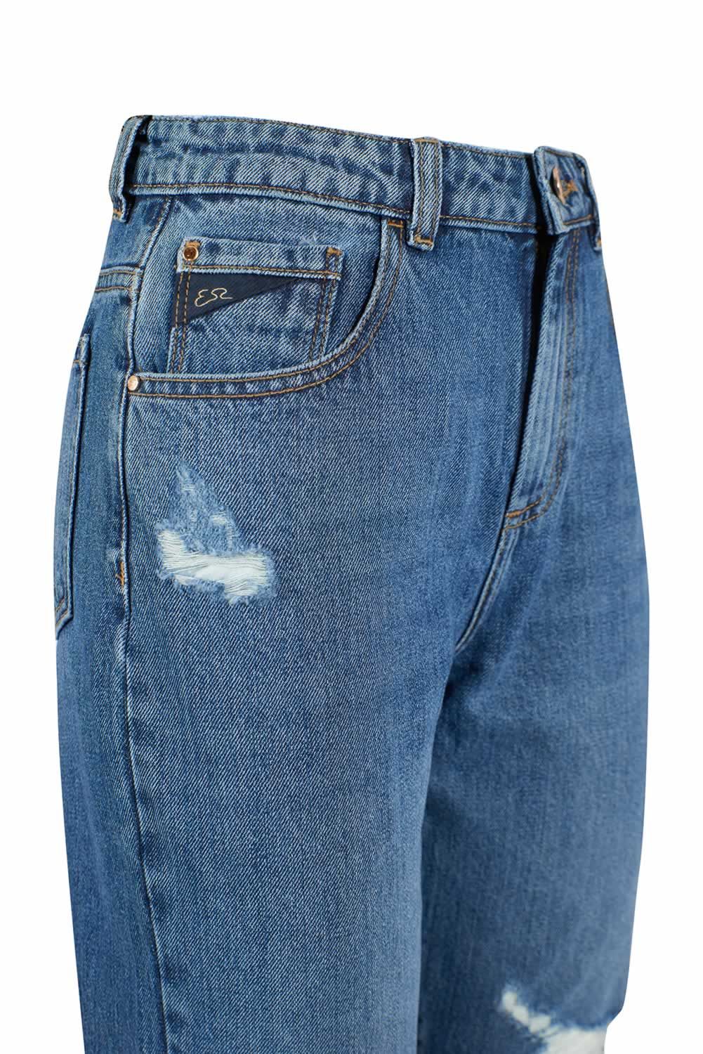 Blue Cotton Women's Jean