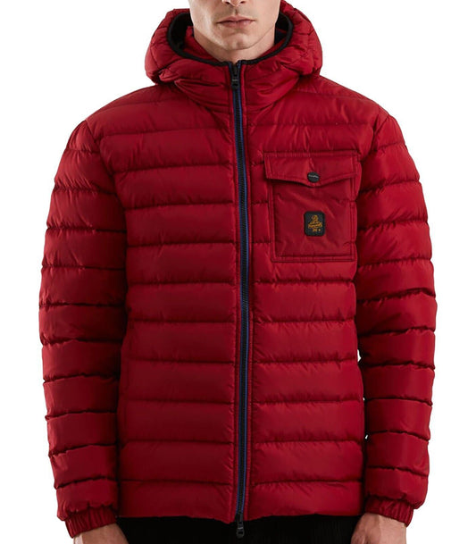  - Red Nylon Men Jacket