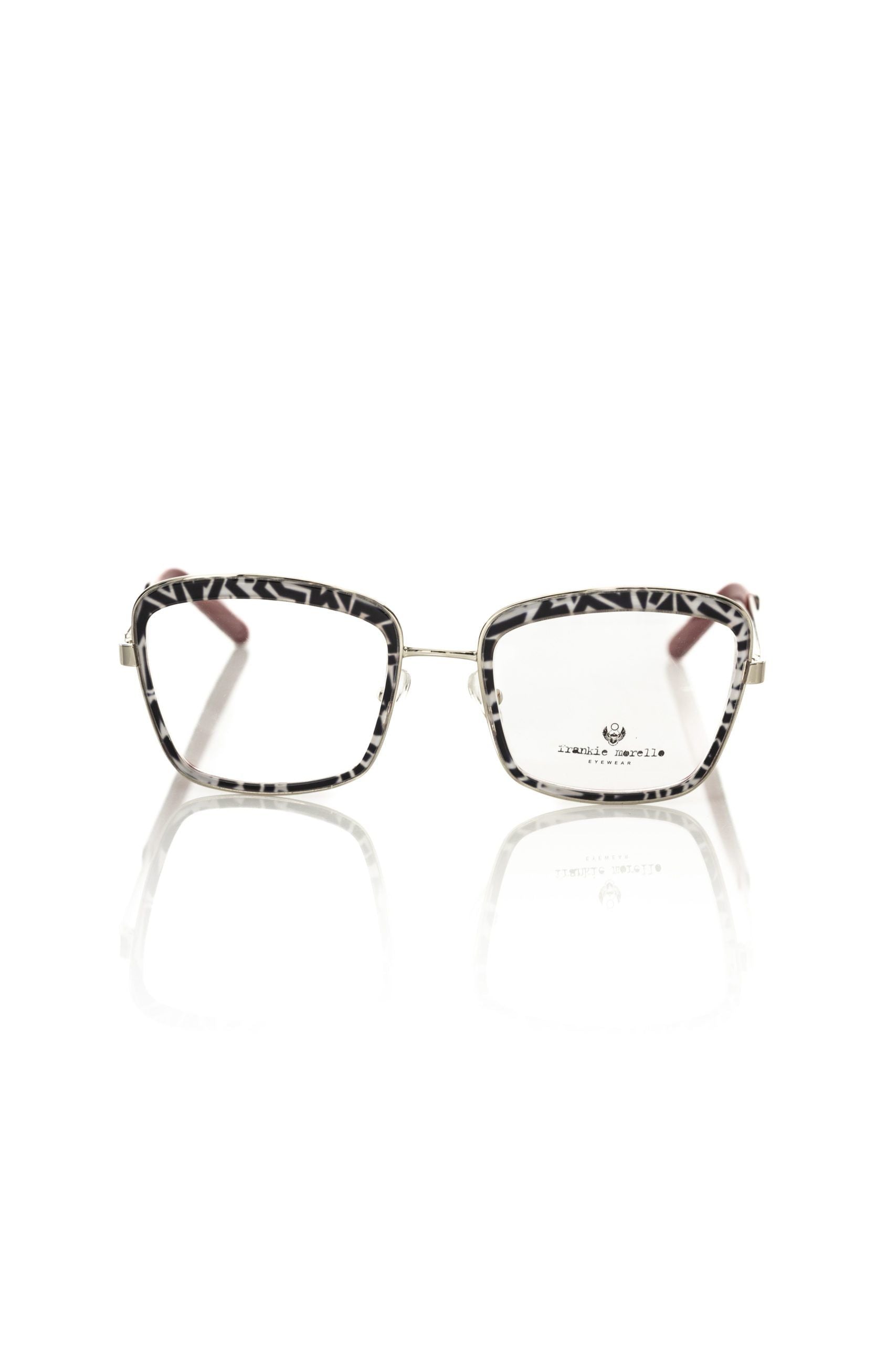 Frankie Morello Multicolor Metallic Women's Square Eyeglasses