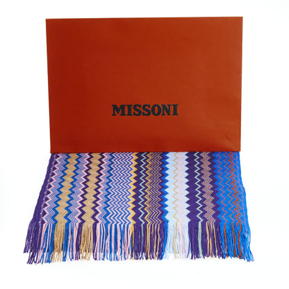  - Geometric Pattern Fringed Luxury Scarf