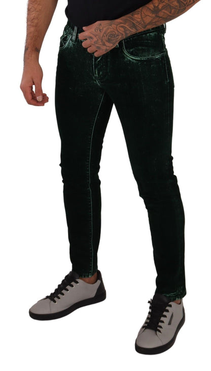  - Sleek Cotton-Blend Skinny Denim Jeans