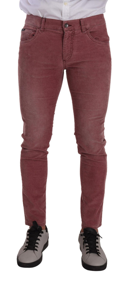  - Elegant Slim Fit Corduroy Jeans