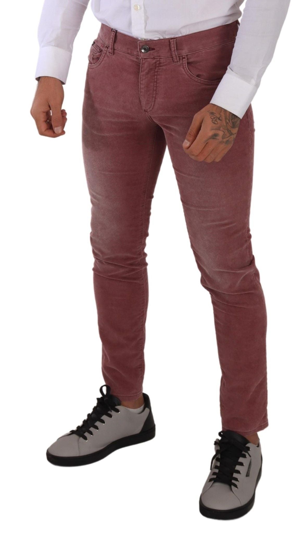  - Elegant Slim Fit Corduroy Jeans