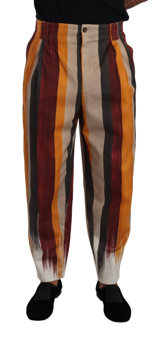  - Elegant Striped Skinny Trousers