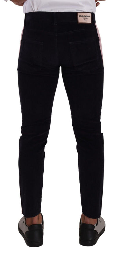  - Elegant Slim Fit Corduroy Skinny Jeans