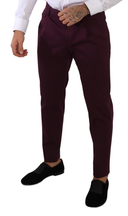  - Elegant Purple Chinos for the Modern Man