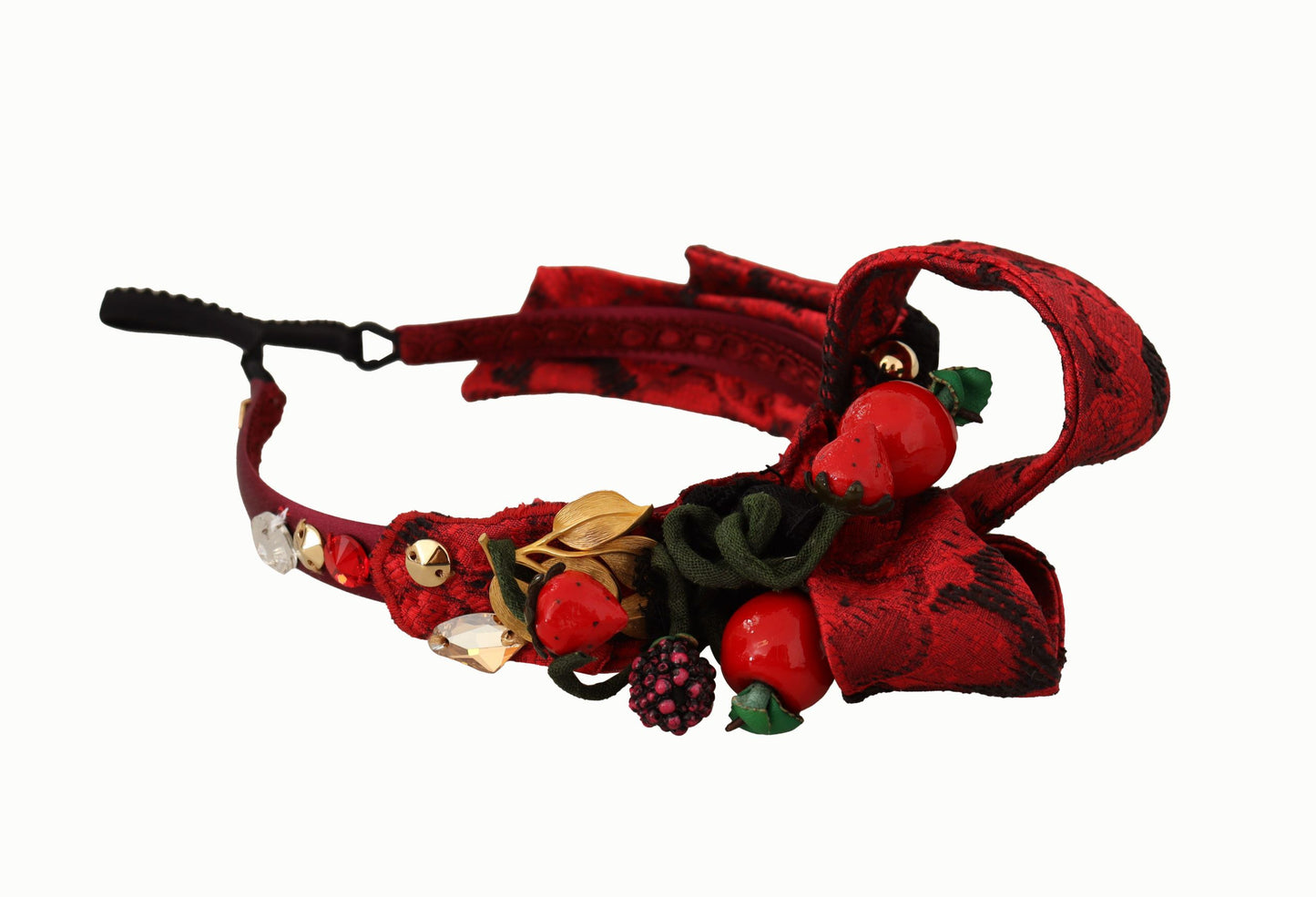  - Cherry Sicily Embellished Red Diadem