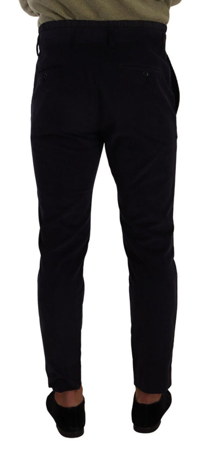  - Slim Fit Luxe Corduroy Pants in Dark Blue