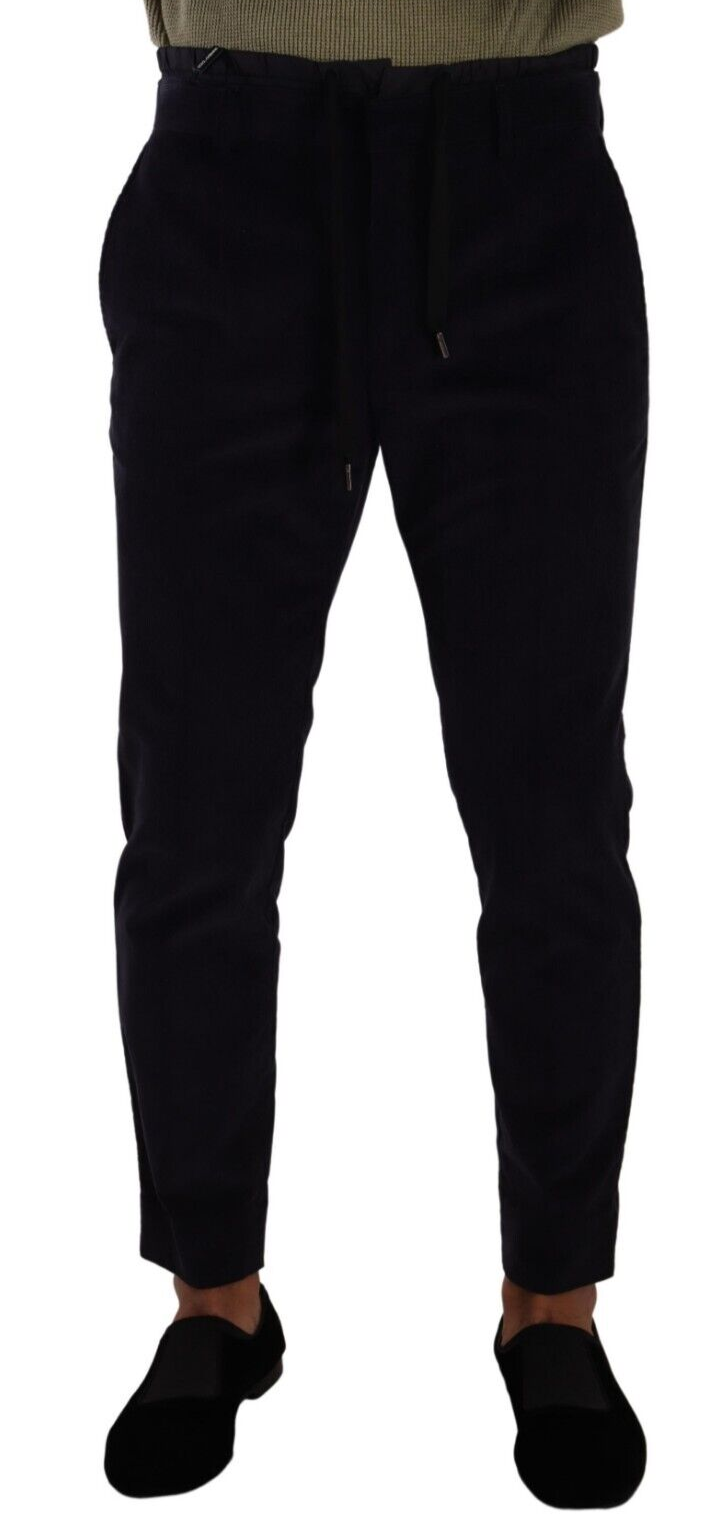  - Slim Fit Luxe Corduroy Pants in Dark Blue