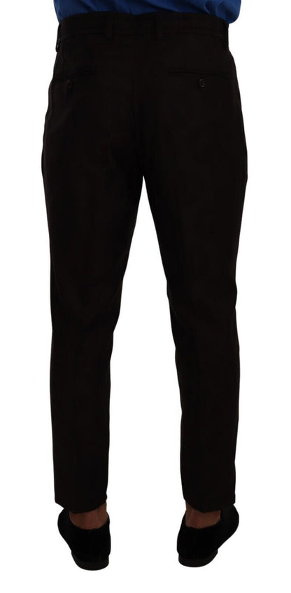  - Elegant Burgundy Wool Jogger Pants