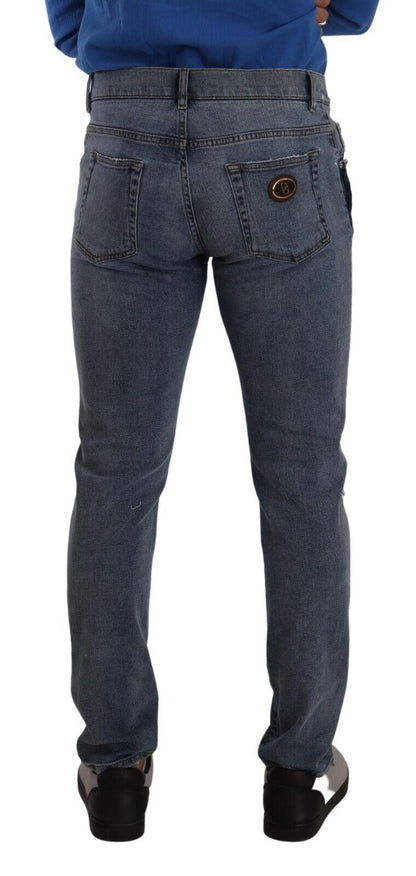  - Chic Slim Fit Tattered Denim