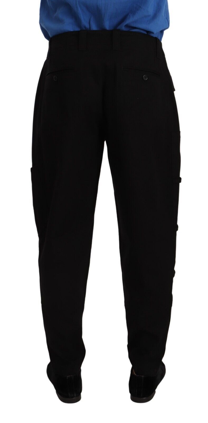  - Chic Black Cargo Pants with Stretch Comfort