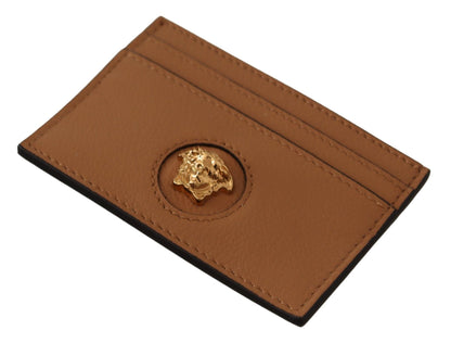  - Elegant Medusa Calf Leather Card Holder