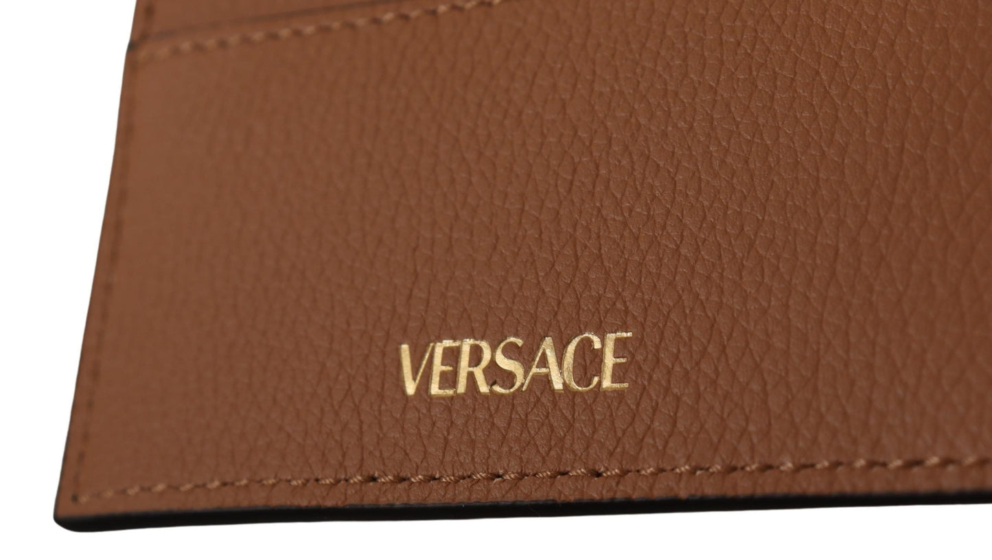  - Elegant Medusa Calf Leather Card Holder