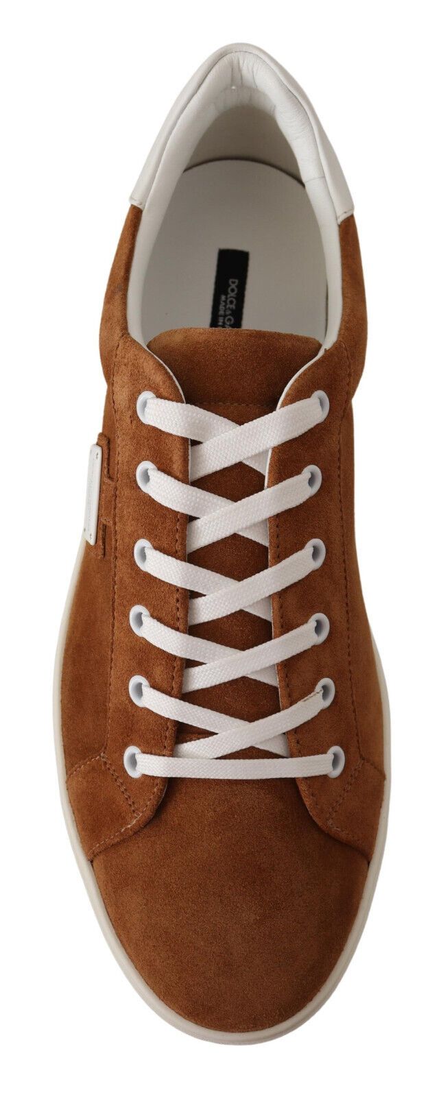  - Elegant Two-Tone Leather Sneakers