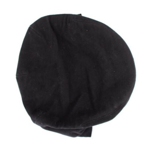  - Sleek Black Newsboy Cap