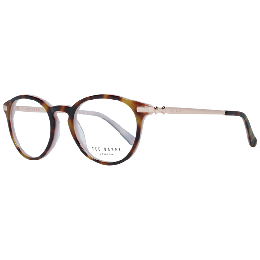 Chic Brown Round Full-Rim Fashion Frames - The Luxe Alliance