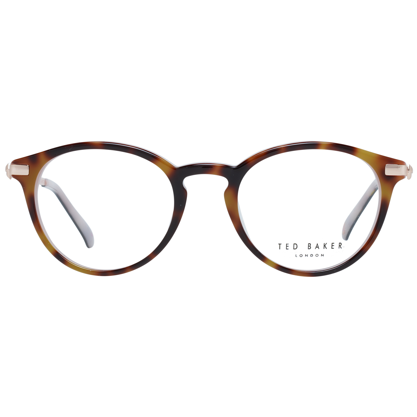 Chic Brown Round Full-Rim Fashion Frames - The Luxe Alliance