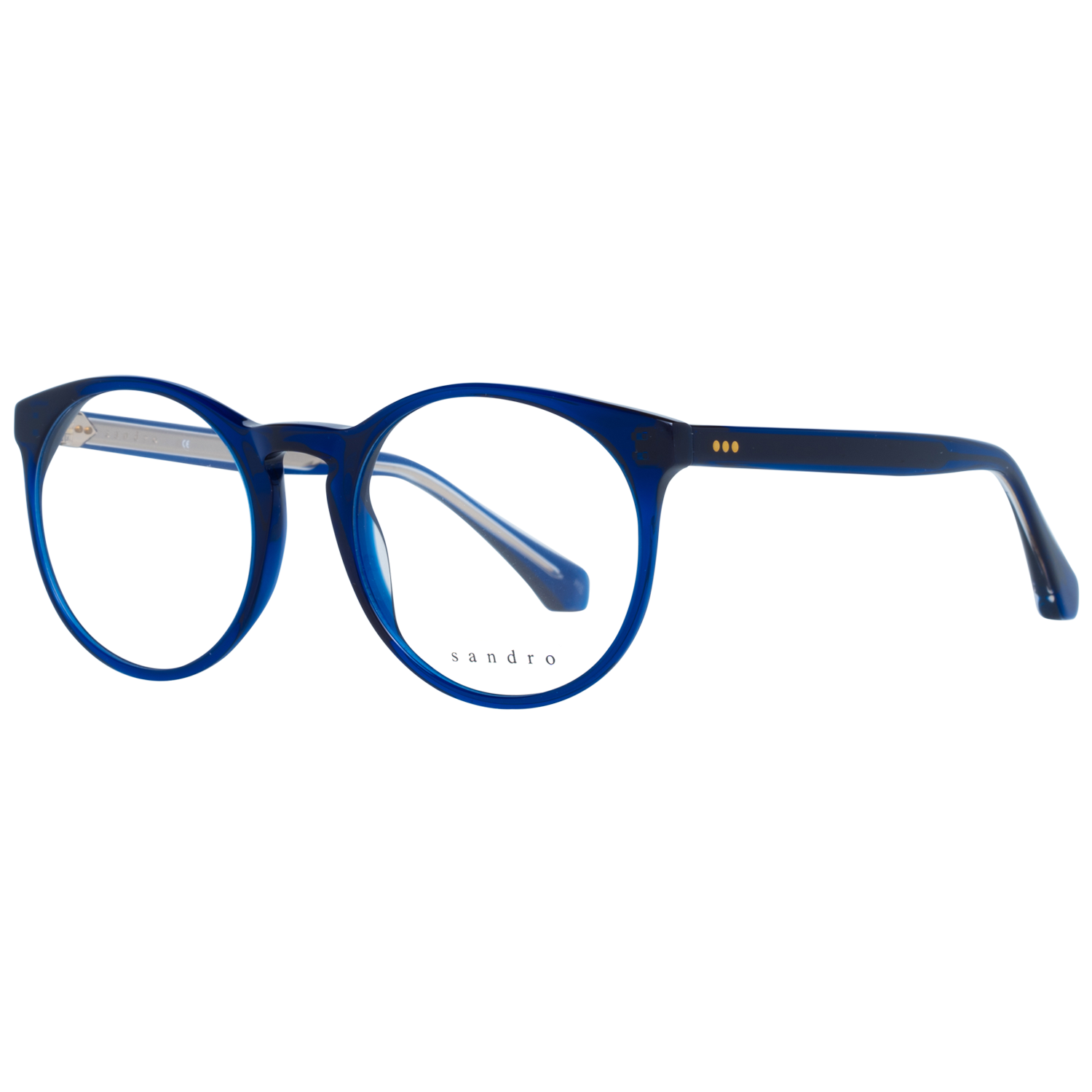 Sandro Women’s Optical Glasses – Blue Round Frame, 51mm