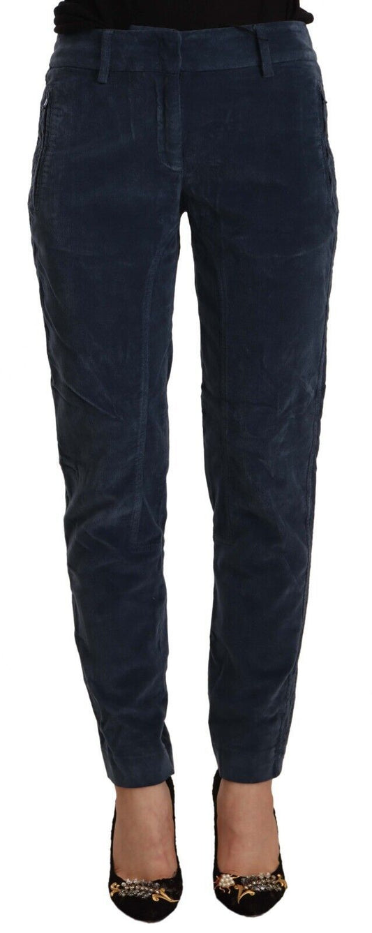  - Elegant Tapered Cotton Blend Pants