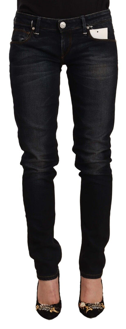  - Chic Black Washed Skinny Jeans for Her