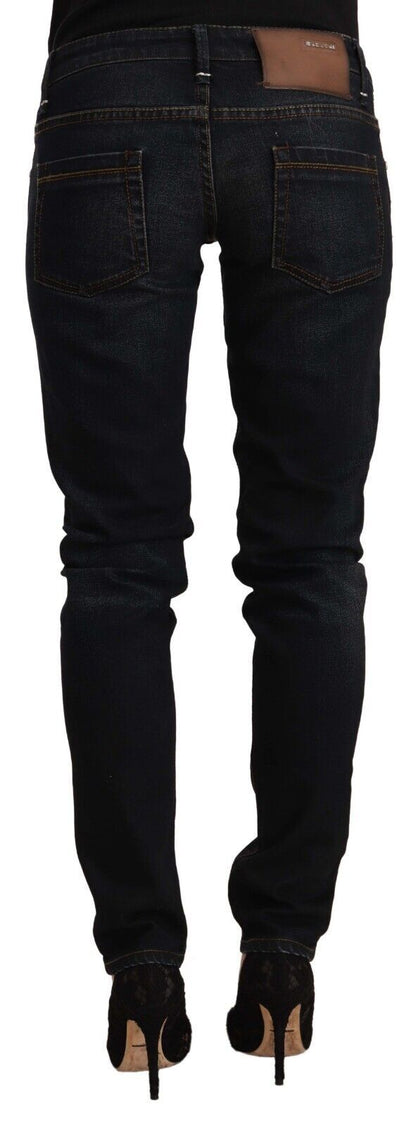  - Chic Black Washed Skinny Jeans for Her