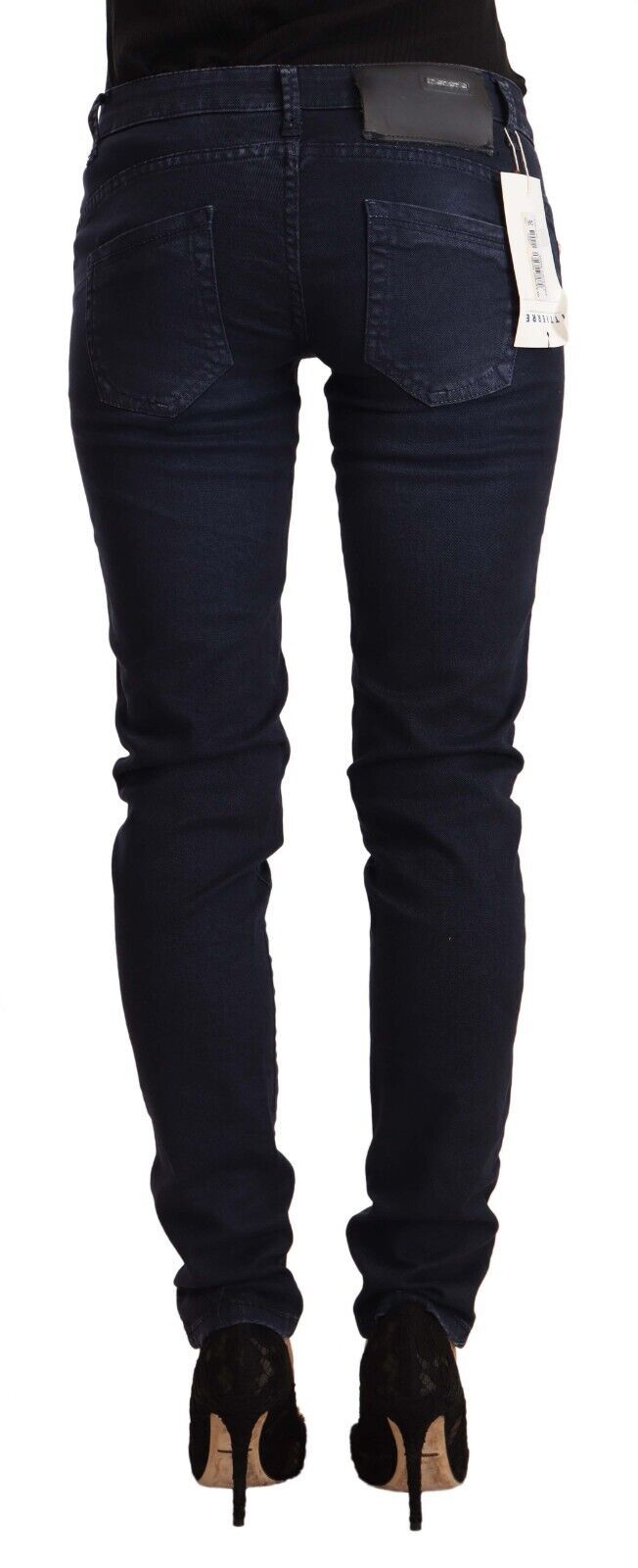  - Chic Low Waist Skinny Denim in Blue