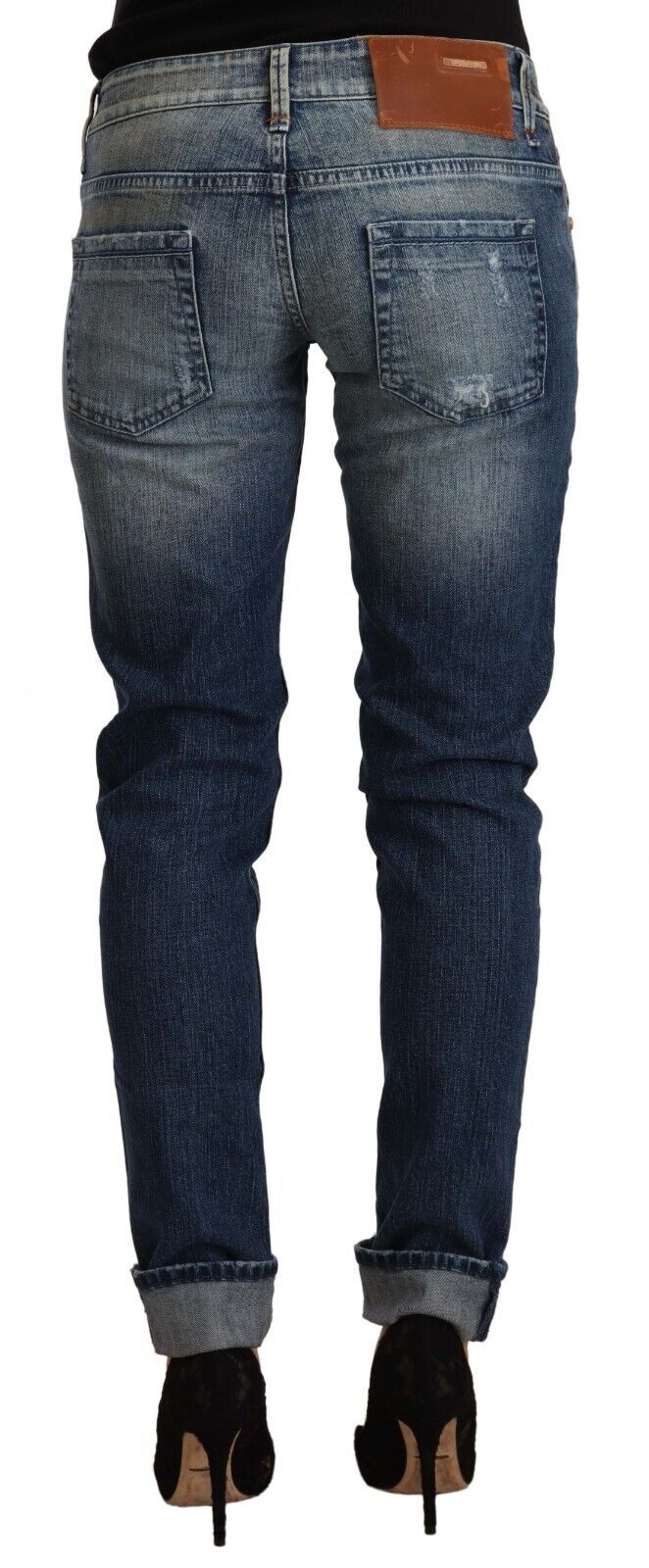  - Chic Blue Washed Skinny Denim Serenade