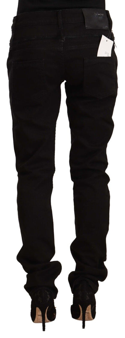  - Chic Black Low Waist Skinny Jeans