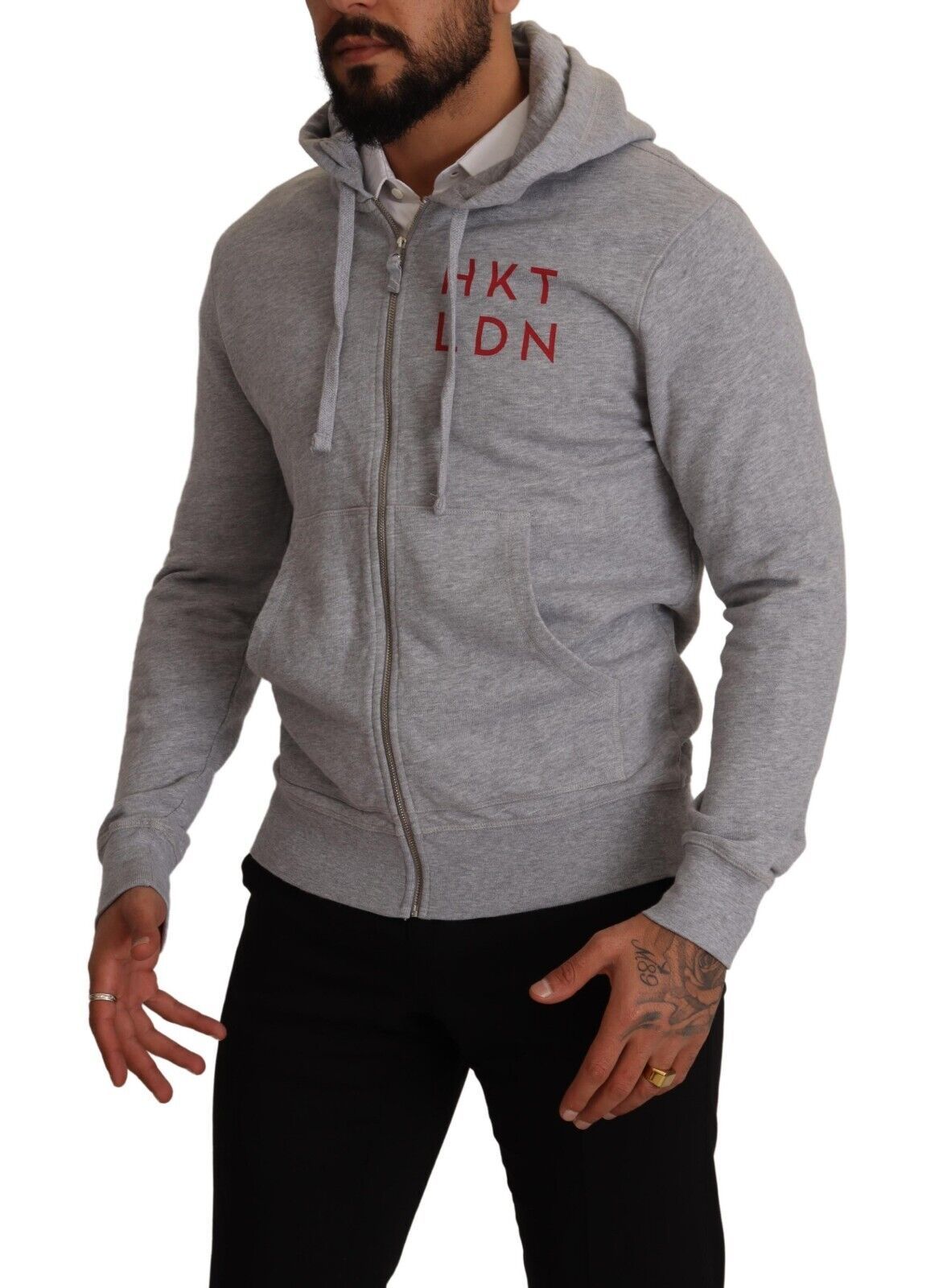  - Elegant Hackett Full Zip Hooded Sweater