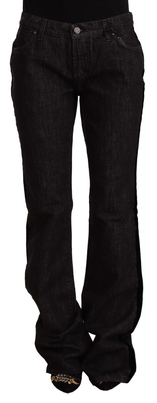  - Sleek Mid Waist Bootcut Designer Jeans