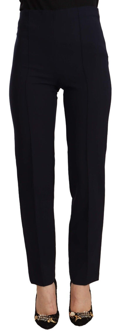  - Sleek High Waist Straight Cut Pants