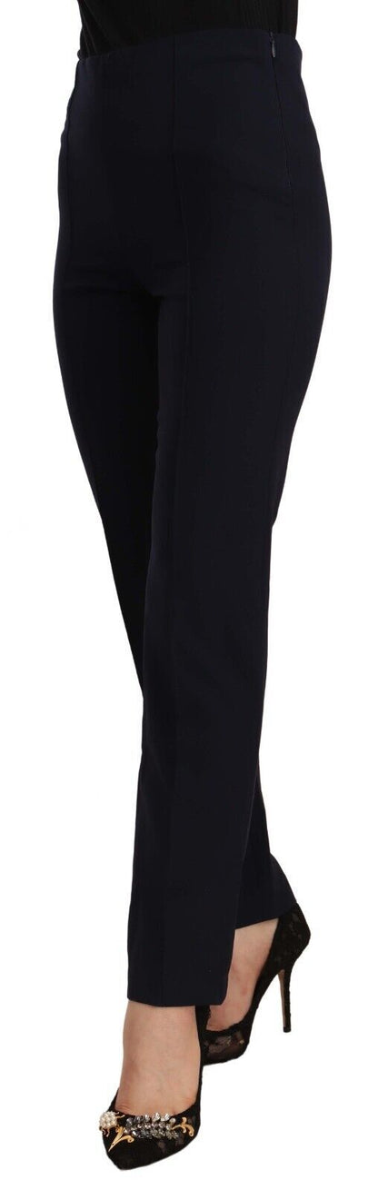  - Sleek High Waist Straight Cut Pants