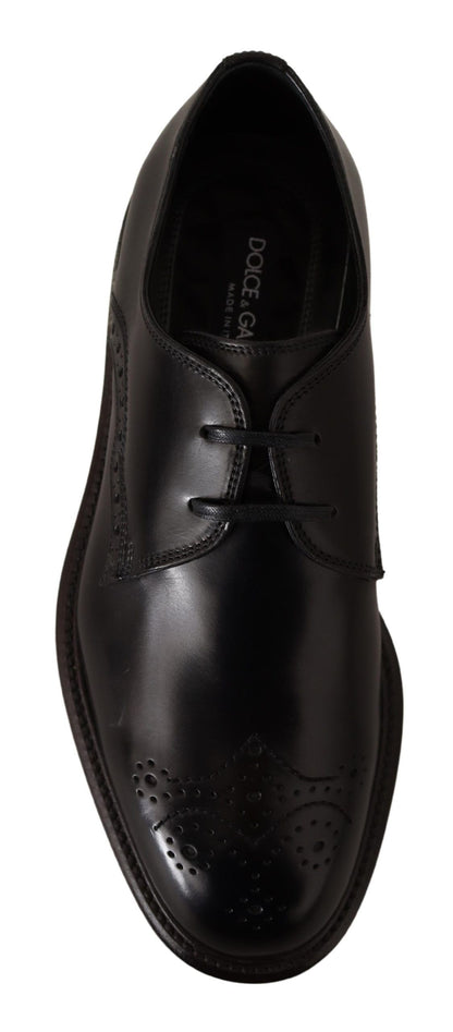  - Elegant Black Derby Dress Shoes